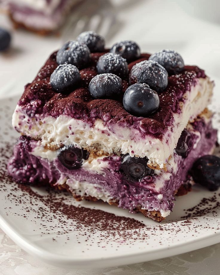 Blueberry Tiramisu