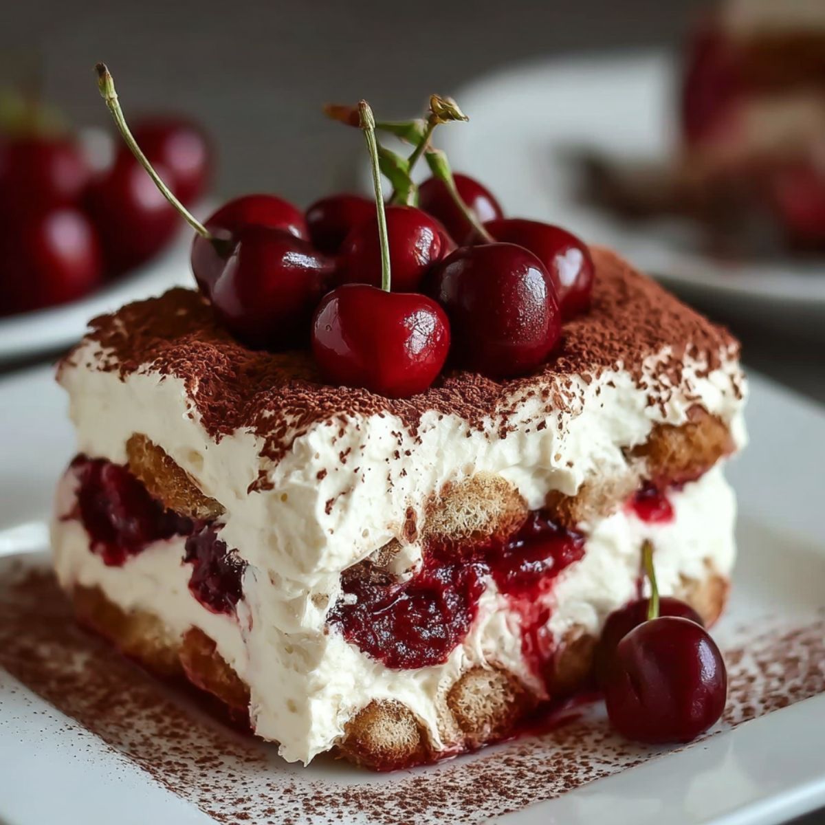 Cherry Tiramisu